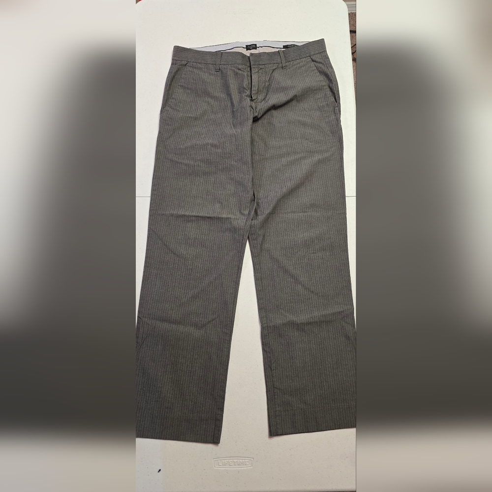 GAP Men's Charcoal Pinstripe Dress Pants